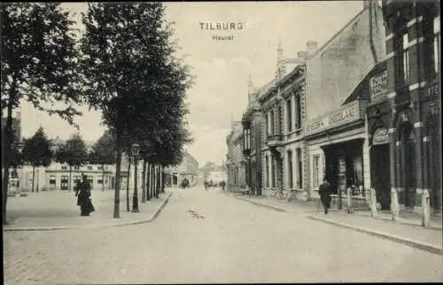 Ak Tilburg Nordbrabant, Heuvel, Straßenansicht, Hotel