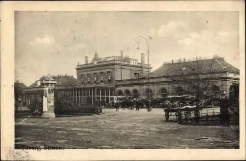 Ak Tilburg Nordbrabant Niederlande, Station