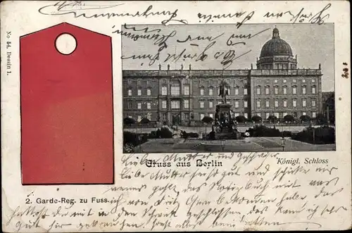 Passepartout Ak Berlin Mitte, Königliches Schloss