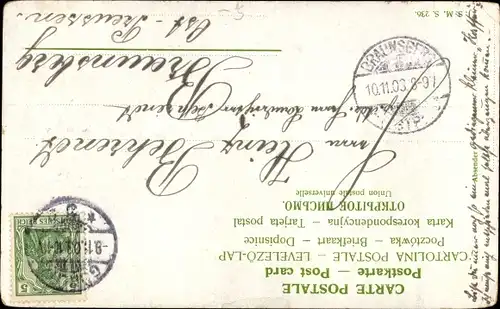 Ak Dackel mit Welpen vor einer Hundehütte