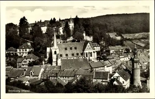 Ak Stolberg im Harz, Teilortsansicht