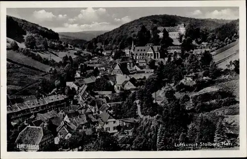 Ak Stolberg im Harz, Luftaufnahme