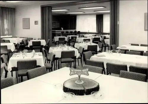 Ak Olbersdorf in Sachsen, VEB Chemiehandel Ferienheim Olbersdorf Heimgaststätte, Stammtisch