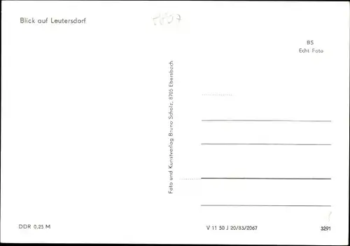 Ak Leutersdorf in der Oberlausitz, Panorama