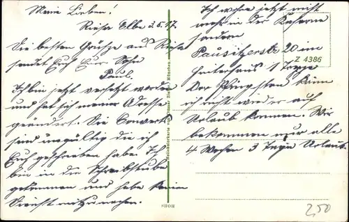 Ak Riesa an der Elbe Sachsen, Elbkai