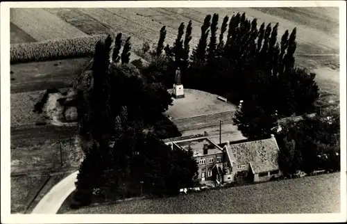 Ak Tubbergen Overijssel, Café De Esch, Monument Dr. Schaepman, Luftbild