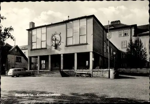 Ak Ebersbach in Sachsen Oberlausitz, Kreiskrankenhaus