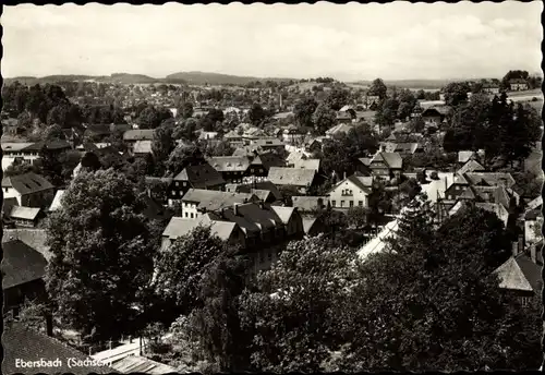 Ak Ebersbach in Sachsen Oberlausitz, Ortsansicht