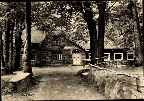 Ak Cunewalde in der Oberlausitz, Czorneboh, Berggaststätte