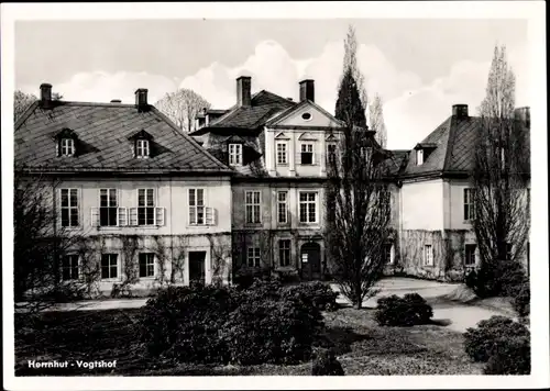 Ak Herrnhut in der Oberlausitz, Vogtshof