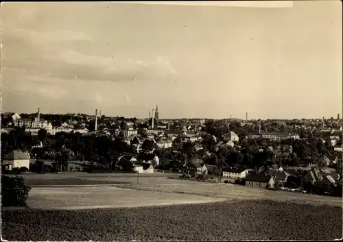 Ak Neugersdorf in der Lausitz, Ortsansicht von der Felsenmühle