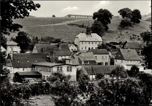 Ak Hennersdorf Augustusburg im Erzgebirge, Teilansicht