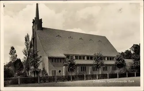 Ak Zuidlaren Drenthe Niederlande, Gereformeerde Kerk