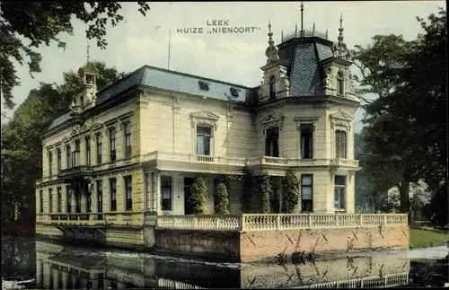 Ak Leek Groningen Niederlande, Huize Nienoort