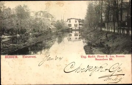 Ak Bussum Nordholland Niederlande, Veerstraat