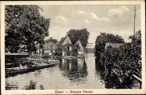 Ak Edam Volendam Nordholland Niederlande, Nieuwe Haven