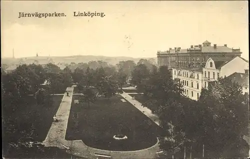 Ak Linköping Schweden, Järnvägsparken