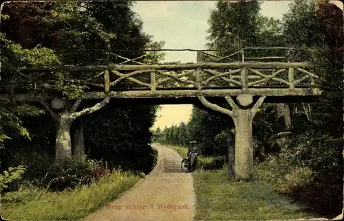 Ak Driebergen Utrecht Niederlande, Brug achter 't Hydepark