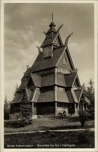Ak Hallingdal Norwegen, Stavkirke fra Gol