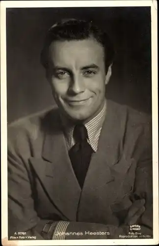 Ak Schauspieler Johannes Heesters, Portrait, Bavaria Film A 3570/1
