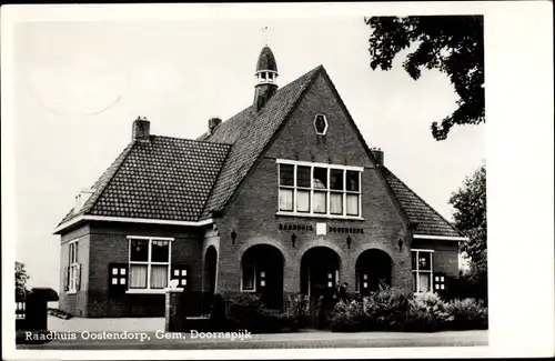 Ak Doornspijk Gelderland, Raadhuis Oostendorp