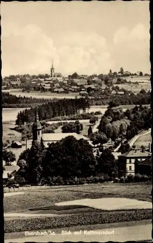 Ak Ebersbach in Sachsen Oberlausitz, Blick auf Kottmarsdorf