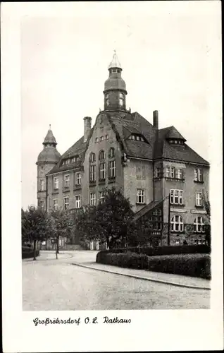 Ak Großröhrsdorf in Sachsen, Rathaus