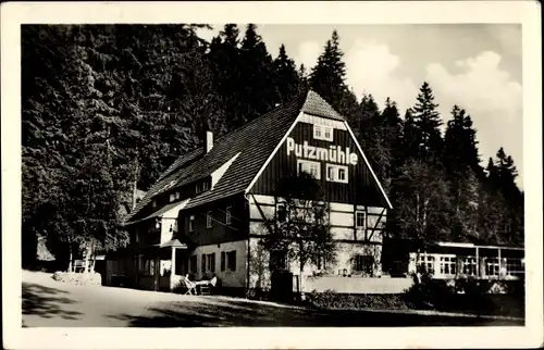Ak Oberpöbel Dippoldiswalde Sachsen, Gaststätte Fremdenhof Putzmühle