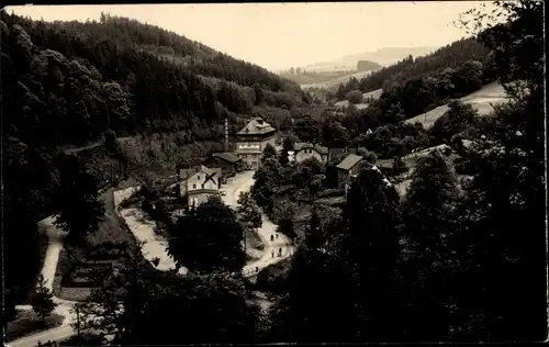 Ak Bärenhecke Johnsbach Glashütte im Osterzgebirge, Ortsansicht