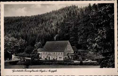 Ak Seyde Hermsdorf im Erzgebirge, Gaststätte Zwergbaude