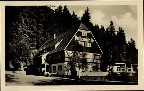 Ak Oberpöbel Dippoldiswalde Sachsen, Gaststätte Fremdenhof Putzmühle