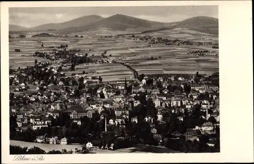 Ak Löbau Sachsen, Panorama vom Löbauer Berg