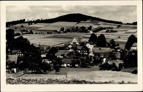 Ak Beiersdorf Oberlausitz, Blick nach dem Bieleboh 500m