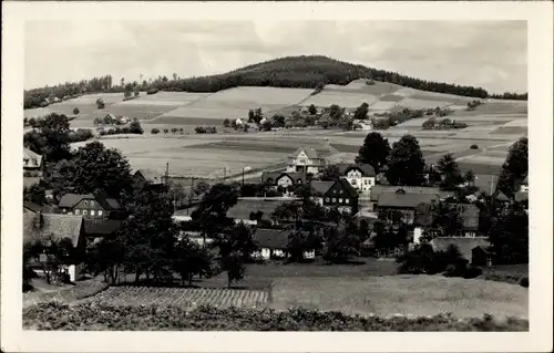 Ak Beiersdorf Oberlausitz, Blick nach dem Bieleboh 500m