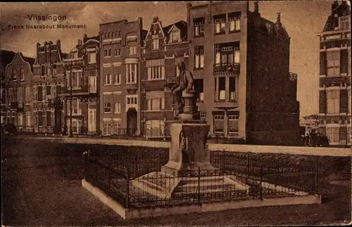 Ak Vlissingen Zeeland Niederlande, Franz Naerebout Monument