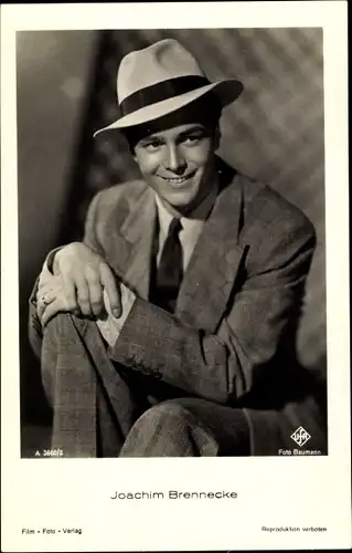 Ak Schauspieler Joachim Brennecke, Portrait, Film Foto Verlag A 3660/2