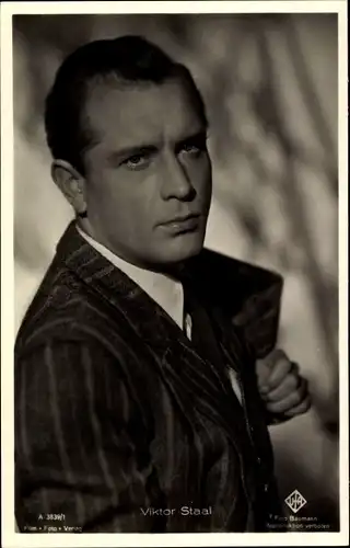 Ak Schauspieler Viktor Staal, Portrait