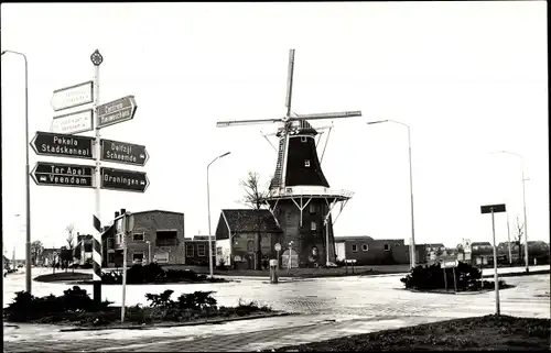 Ak Winschoten Groningen Niederlande, Molen Berg