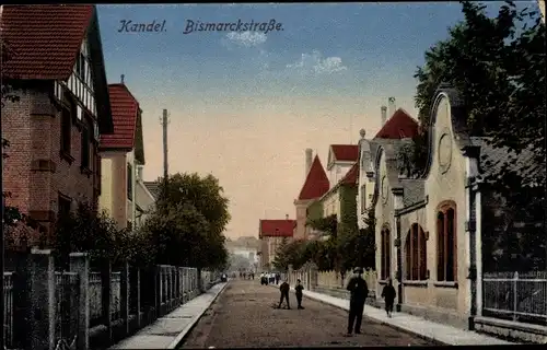 Ak Kandel in der Pfalz Bienwald, Bismarckstraße