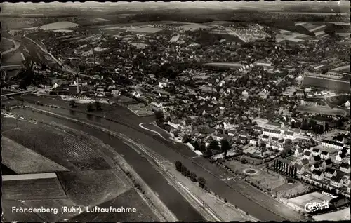 Ak Fröndenberg an der Ruhr, Fliegeraufnahme