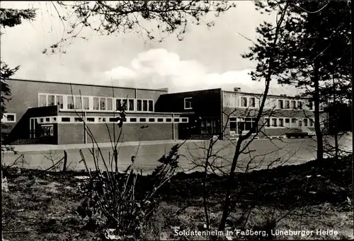 Ak Faßberg Lüneburger Heide, Soldatenheim