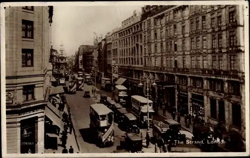 Ak London City England, The Strand