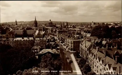 Ak Oxford Oxfordshire England, From Magdalen Tower