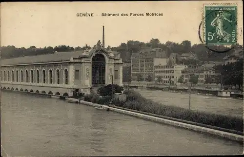 Ak Genève Genf Schweiz, Batiment des Forces Motrices