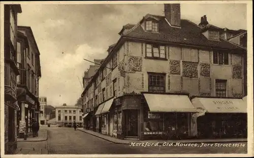 Ak Hertford East England, Old Houses, Fore Street