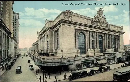 Ak New York City USA, Grand Central Terminal Station