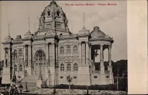 Ak Rio de Janeiro Brasilien, Palais Monroe