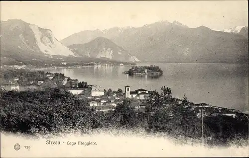 Ak Stresa Piemonte Italien, Lago Maggiore