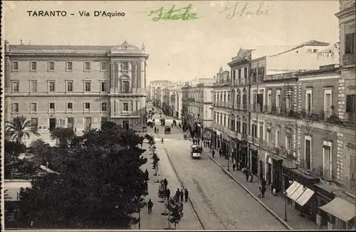 Ak Tarent Taranto Puglia, Via D'Aquino