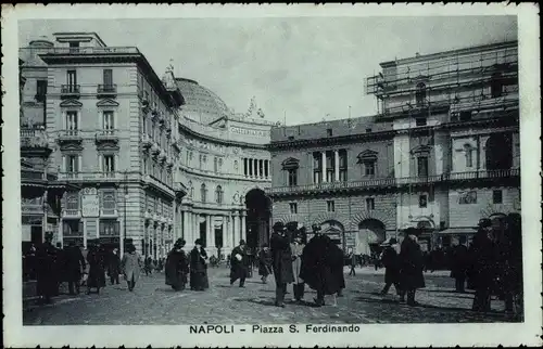Ak Napoli Neapel Campania, Piazza S. Ferdinando